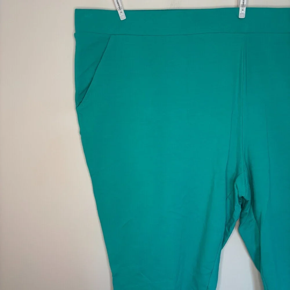 Belle Beach by Kim Gravel NEW French Terry Pull On Shorts Womens 5X Blue - Picture 6 of 10